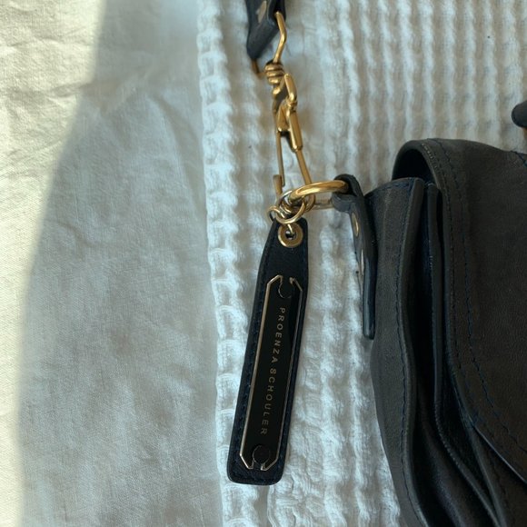 Proenza Schouler Ps1 Navy Leather Cross Body Bag - Picture 4 of 16